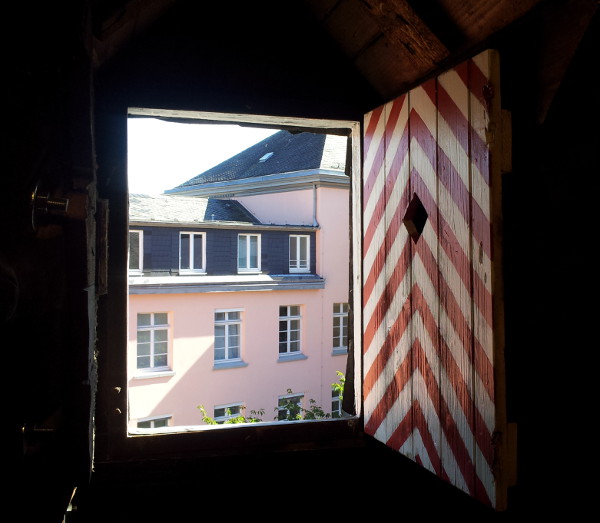 Ausblick auf Rathausinnenhof