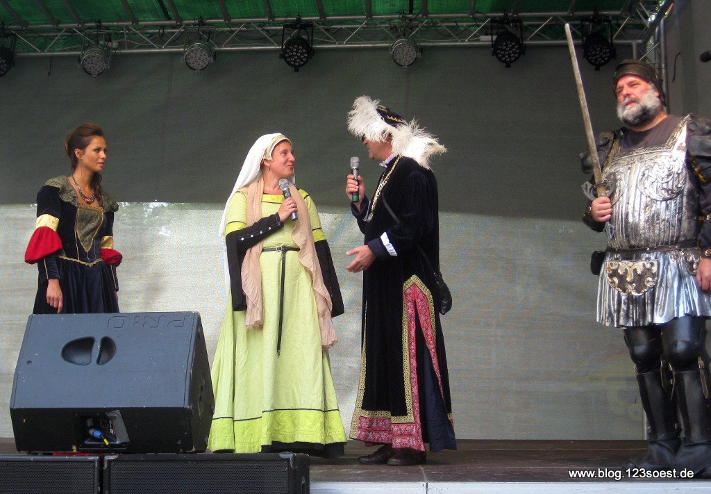 Simone Schwider und Bürgermeister