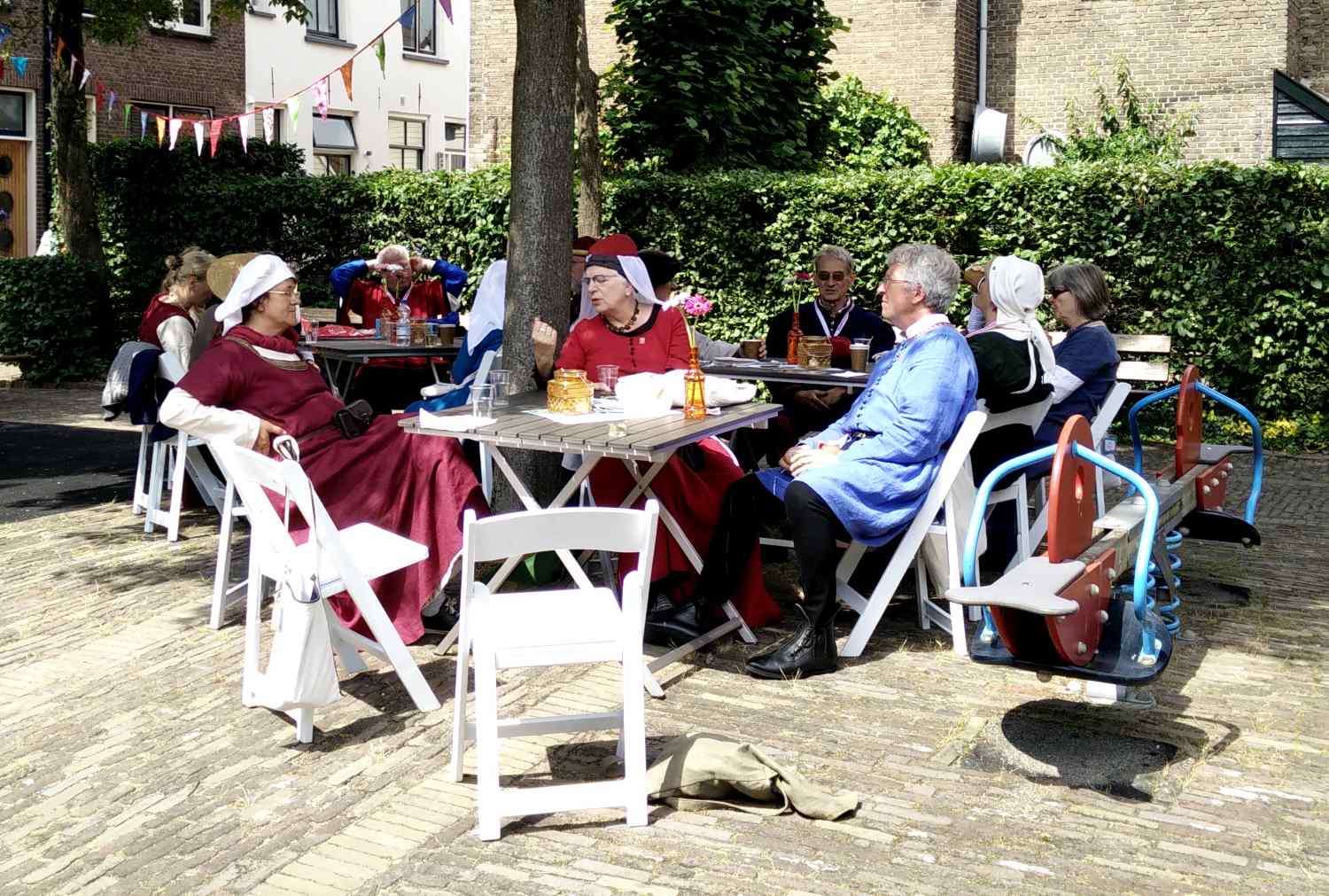 Privatcafè im Hinterhof