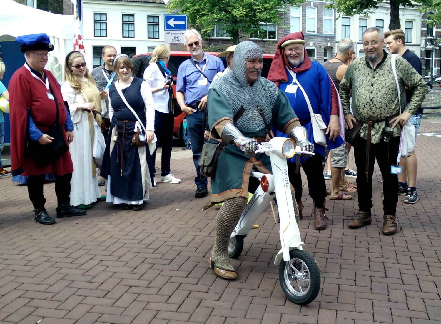 Graf Bernhard auf eBike aus Pärnu